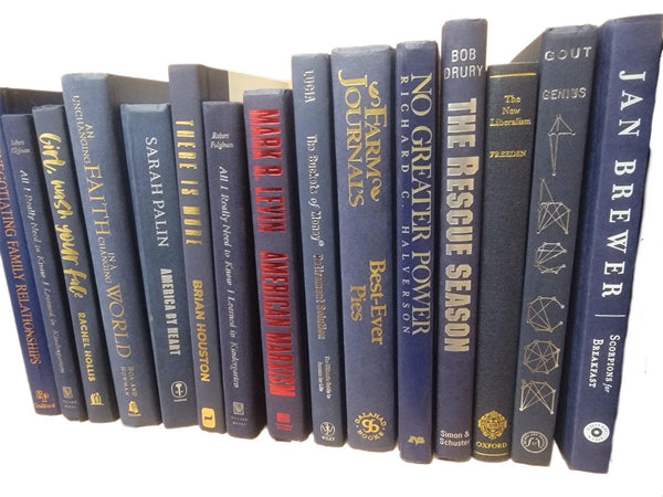 Dark Blue Hardcover Books: Modern Decor Staging - Choose Number — photo 1