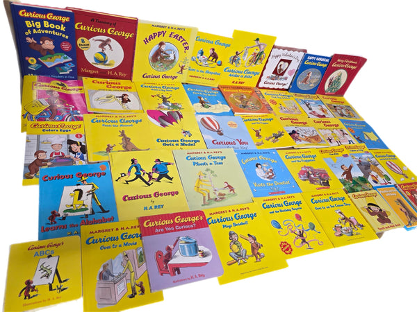Curious George Book Lot of 5: Curated Mix, Hardcover & Softcover — photo 2
