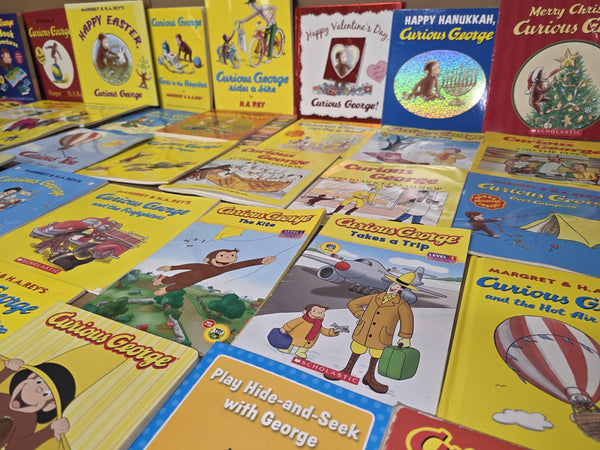 Curious George Book Lot of 5: Curated Mix, Hardcover & Softcover — photo 3