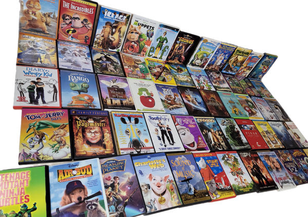 Family DVD Movie Lot: Kids Cartoon Films, Adventure Movies (You Choose Quantity) — photo 5