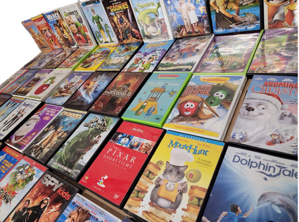 Family DVD Movie Lot: Kids Cartoon Films, Adventure Movies (You Choose Quantity) — photo 1