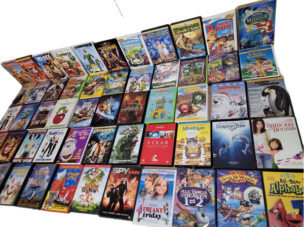Family DVD Movie Lot: Kids Cartoon Films, Adventure Movies (You Choose Quantity) — photo 2