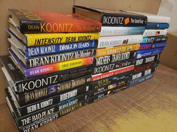Lot of 10 Dean Koontz Hardcover Books Collection - Curated Mix w/ Dust Jackets - Thriller Horror Mystery Set - Good Condition — photo 2