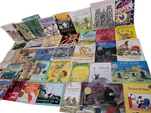 Caldecott Honor Children's Books Lot: Random Mix, Award Winning Kids Set — photo 1