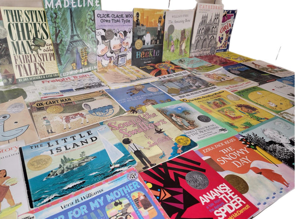 Caldecott Honor Children's Books Lot: Random Mix, Award Winning Kids Set — photo 2
