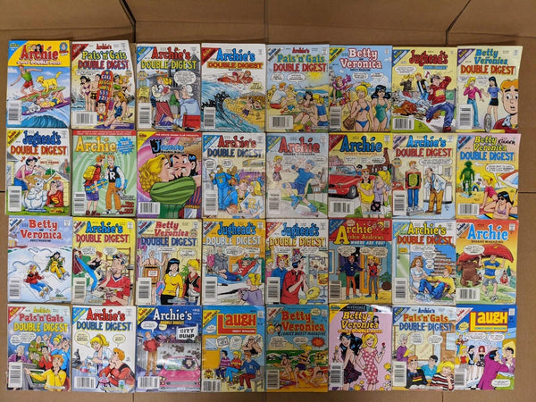 Curated Lot of 10 Archie Comics Betty & Veronica Jughead Jones Digest and Double Digest Magazines | Classic Cartoon Comic Collection — photo 4