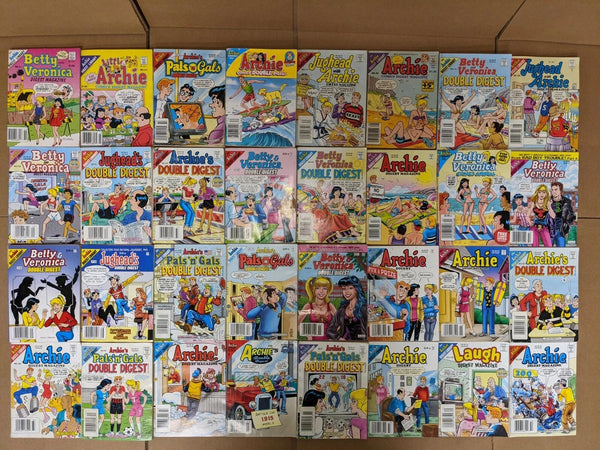 Curated Lot of 10 Archie Comics Betty & Veronica Jughead Jones Digest and Double Digest Magazines | Classic Cartoon Comic Collection — photo 5