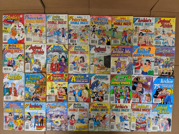 Curated Lot of 10 Archie Comics Betty & Veronica Jughead Jones Digest and Double Digest Magazines | Classic Cartoon Comic Collection — photo 6