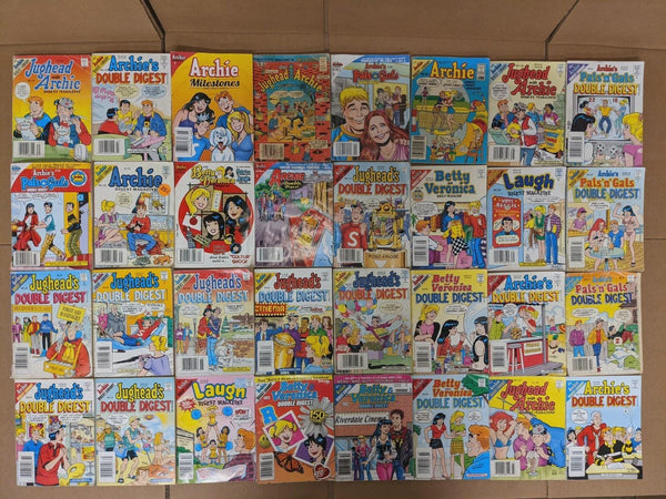 Curated Lot of 10 Archie Comics Betty & Veronica Jughead Jones Digest and Double Digest Magazines | Classic Cartoon Comic Collection — photo 7