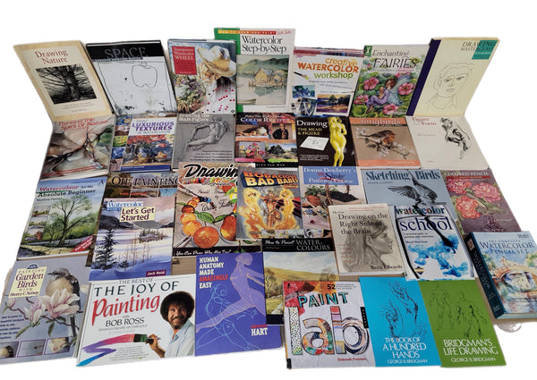 Lot of 10 How to Draw & Paint Books: Mixed Media Art — photo 5