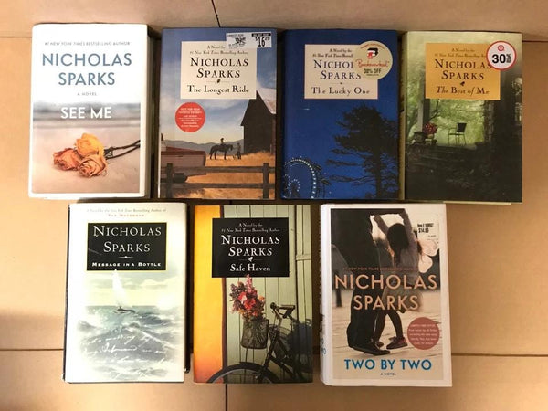 Lot of 10 Nicholas Sparks Romance Hardcover Books – Curated Mix Collection of Bestselling Love Stories, Dramatic Novel Gift — photo 3