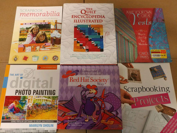 Lot of 10 Hobby and Craft Books Set – Sewing, Quilting, Knitting, Crochet, Embroidery, Home Decor, DIY, Cross Stitch, Painting and More — photo 12