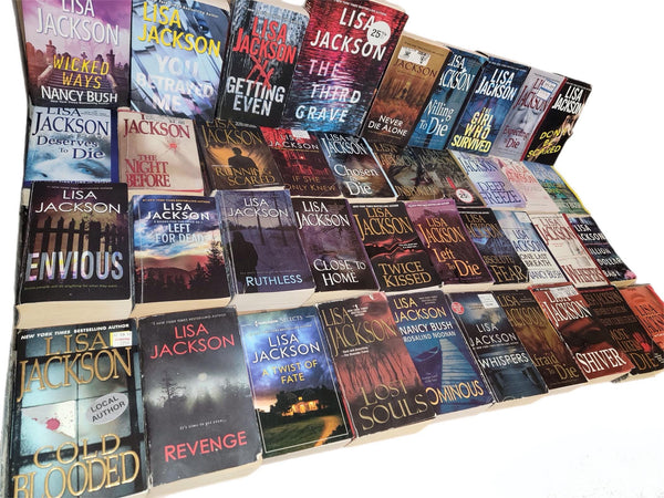 Lisa Jackson Mystery Books Paperback Lot - Curated Selection — photo 1