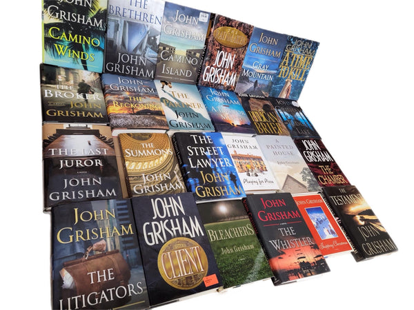 John Grisham Hardcover Books - Mystery Thriller Lot of 5 — photo 1