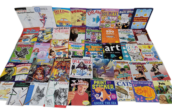 Kids Learn to Draw & Paint Books: Mixed Lot - Animals, Manga, Cartoons — photo 3