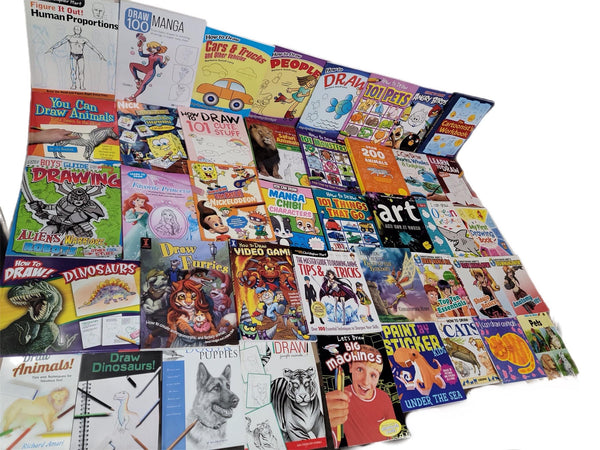 Kids Learn to Draw & Paint Books: Mixed Lot - Animals, Manga, Cartoons — photo 2