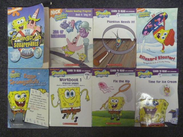 SpongeBob SquarePants Learn to Read Books - Nickelodeon Early Readers Lot of 10 — photo 5