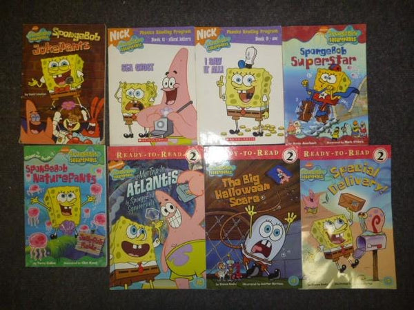 SpongeBob SquarePants Learn to Read Books - Nickelodeon Early Readers Lot of 10 — photo 9