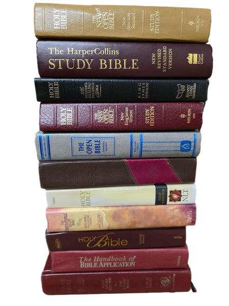 Lot of 10 New Testament Bibles: Mixed Translations for Ministry Outreach — photo 5