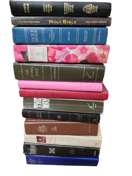 Lot of 10 New Testament Bibles: Mixed Translations for Ministry Outreach — photo 7