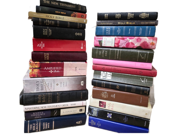 Lot of 10 New Testament Bibles: Mixed Translations for Ministry Outreach — photo 2