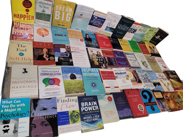 Psychology and Self-Help Book Lot: Motivation, Relationships, Recovery and More — photo 3
