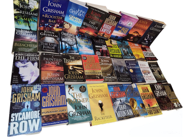 John Grisham Paperback Lot: Mystery Thriller Series -  Curated Book Set — photo 2