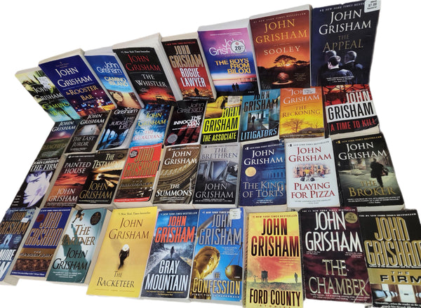 John Grisham Paperback Lot: Mystery Thriller Series -  Curated Book Set — photo 3
