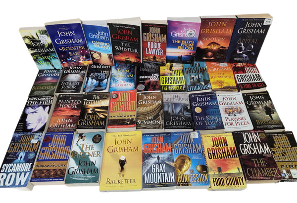 John Grisham Paperback Lot: Mystery Thriller Series -  Curated Book Set — photo 1