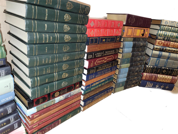 Classic Literature Hardcover Book Lot: Vintage Decor, Curated Selection — photo 1