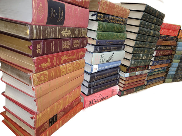 Classic Literature Hardcover Book Lot: Vintage Decor, Curated Selection — photo 5
