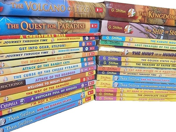 Lot of 10 Geronimo & Thea Stilton Mixed Chapter Books - Random Hardcover and Softcover Kids Adventure Books Scholastic Series — photo 2