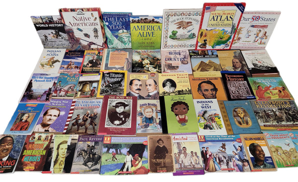 Kids History Book Lot: US & World History, Homeschool Books — photo 2