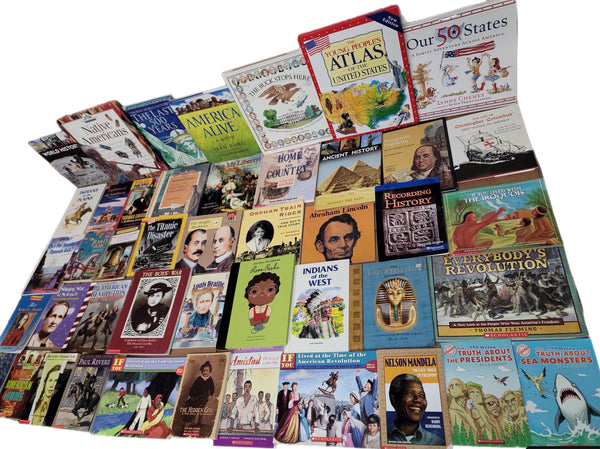 Kids History Book Lot: US & World History, Homeschool Books — photo 3