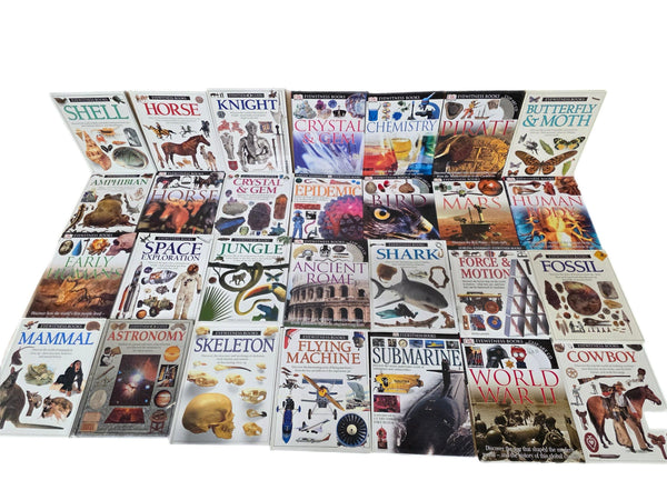 DK Eyewitness Book Lot: Curated Mix, Homeschool Reference - Nature, Science, History, etc.. — photo 1