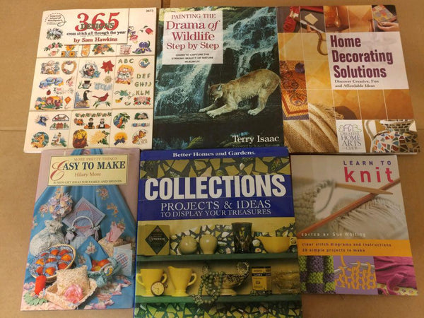 Lot of 10 Hobby and Craft Books Set – Sewing, Quilting, Knitting, Crochet, Embroidery, Home Decor, DIY, Cross Stitch, Painting and More — photo 5