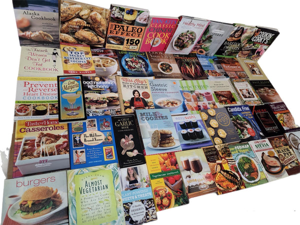 Cooking & Baking Books Lot: Recipes, Grilling, Healthy, BBQ — photo 1