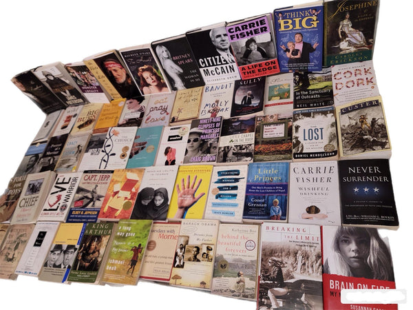 Biography Memoir Book Lot: History, Sports, Celebrity, True Stories — photo 3