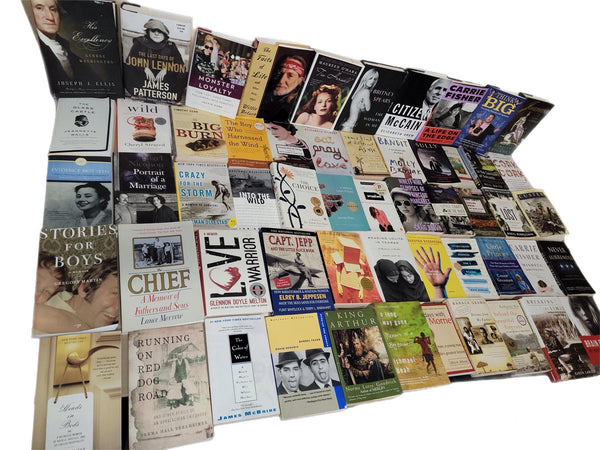 Biography Memoir Book Lot: History, Sports, Celebrity, True Stories — photo 1
