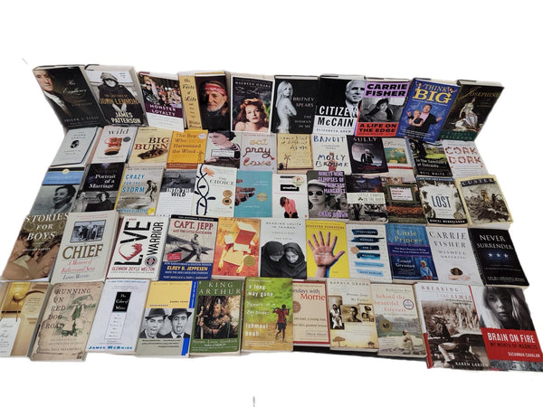 Biography Memoir Book Lot: History, Sports, Celebrity, True Stories — photo 2