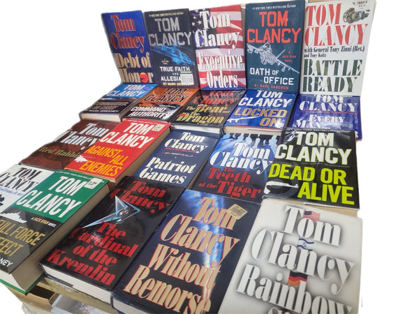 Tom Clancy Military Thriller Hardcover Book Lot: Jack Ryan, Op-Center — photo 2
