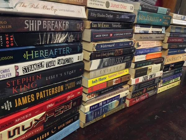 15 Large Trade Paperback Books Fiction Assorted Mix Genre RANDOM Set Literature Lot Romance/Mystery/Thriller/Adventure/Etc... — photo 2