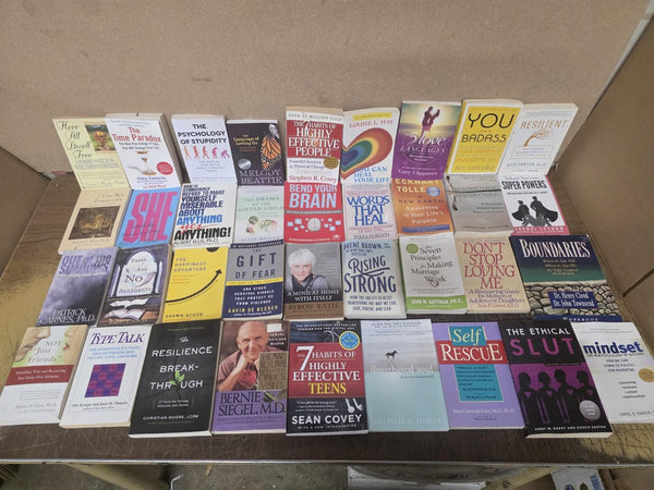 Self Help Psychology Books Choose Your Title Personal Growth Therapy Mindfulness Relationships Buy 3 Books Get 1 Free Free Shipping Lot Used — photo 1