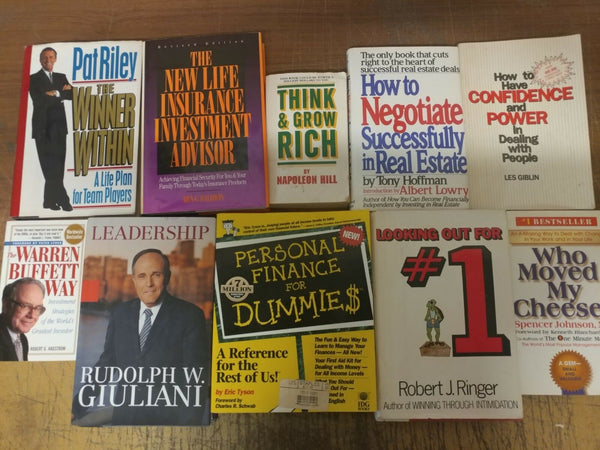 Lot of 10 Business Leadership Management Economic Investment Marketing Book MIX