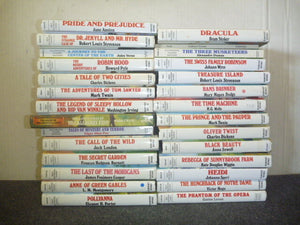 Lot of 10 Great Illustrated Classics Chapter Series Children Kids MIX UNSORTED