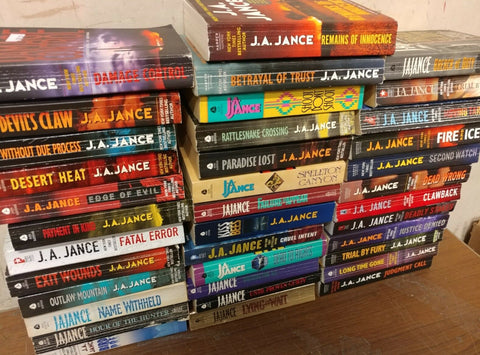 Lot of 10 J A Jance-Mysteries-Joanna Brady-Ali Reynolds-Thrillers PB MIX Books