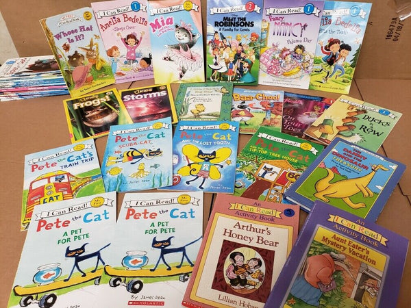 Lot of 10 Level 1~RL~Ready to-I Can Read-Step into Reading-Learn Read Books MIX