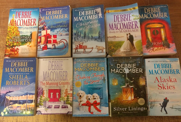 Lot of 10 Debbie Macomber Series Cedar Cove Etc Romance Set UNSORTED PB Book MIX