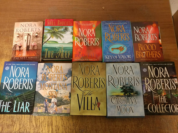 Lot of 10 Nora Roberts Irish MacGregor Romance Set HARDCOVER UNSORTED Books MIX