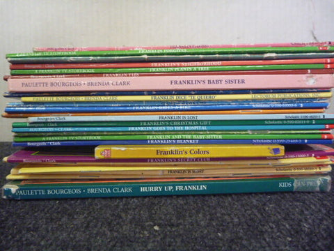 Lot of 10 Franklin the Turtle by Bourgeois Clark Kid Children Books MIX UNSORTED